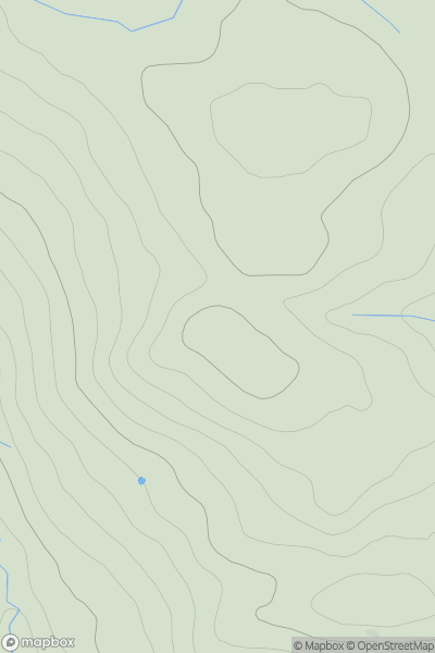 Thumbnail image for How Top [North Pennines] showing contour plot for surrounding peak